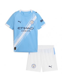 Manchester City Dječji Domaci Dres kompleti 2025-26 Kratak Rukavima (+ kratke hlače)